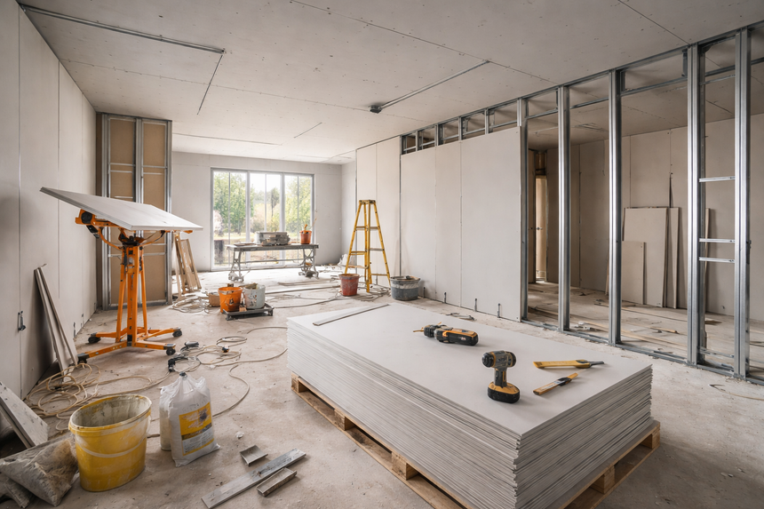 Intérieur fini par RG Plaquiste-Jointeur